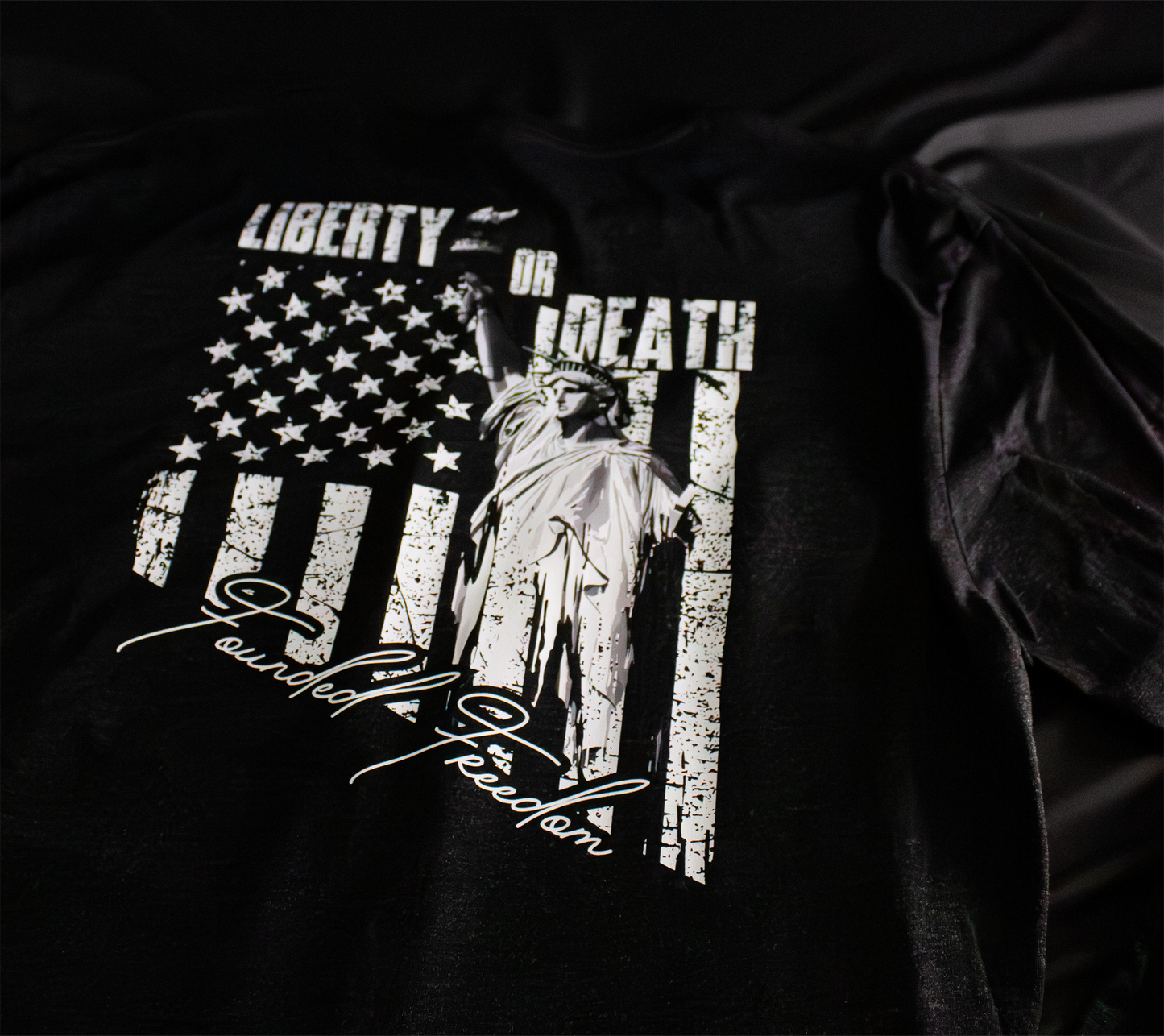 Liberty or Death Patriotic long sleeve / Founded Freedom