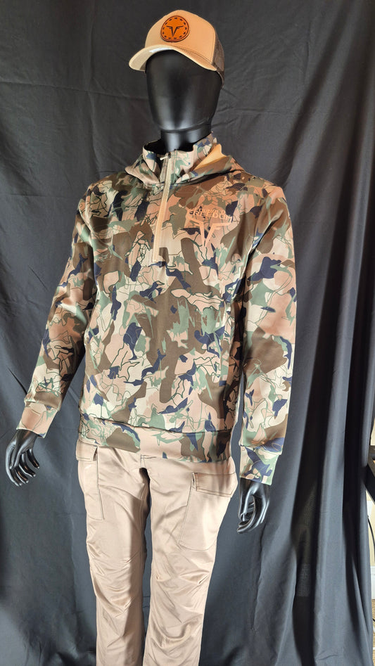 (PRE-ORDER) Aspen Ridge Camo Performance Hoodie