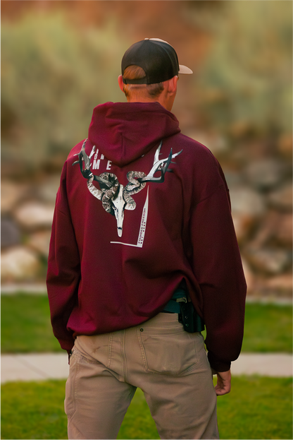 Don't Tread on Me Dead Head / Patriotic Hoodie / Founded Freedom