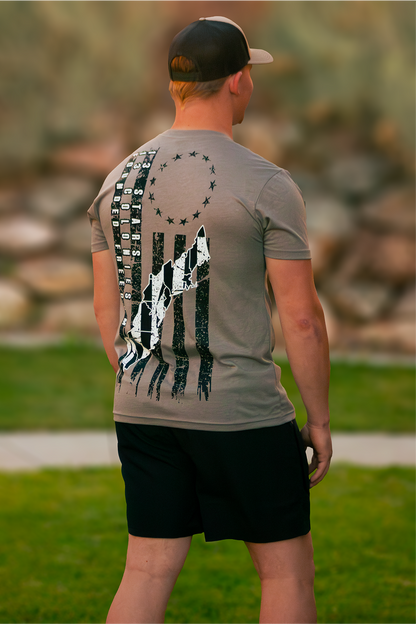 13 colonies Patriotic Tee / Founded Freedom / athletic fit