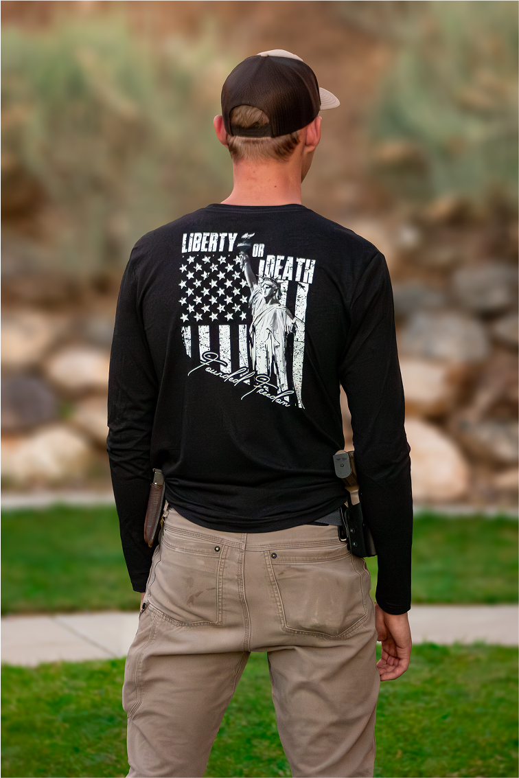 Liberty or Death Patriotic long sleeve / Founded Freedom