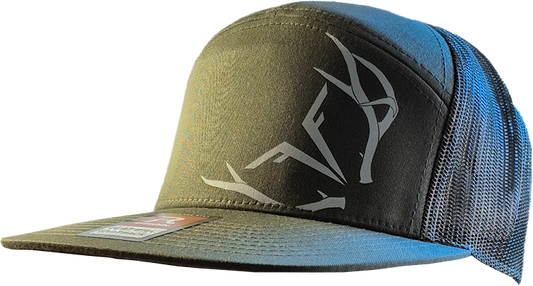 FF Antlers print Hat / Richardson 168 Hi-Pro 7- Panel Flat bill