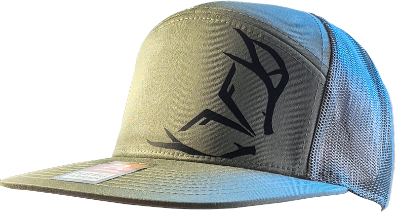 FF Antlers print Hat / Richardson 168 Hi-Pro 7- Panel Flat bill
