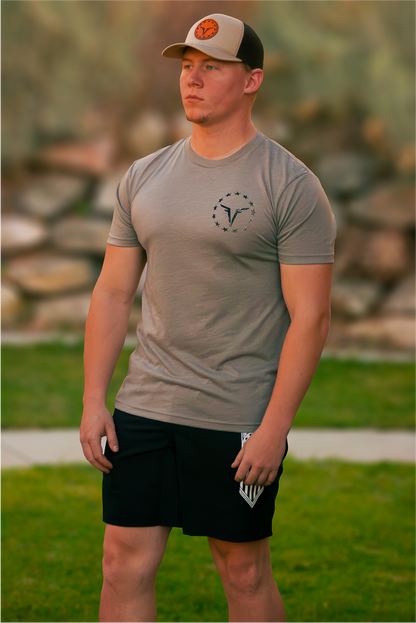 13 colonies Patriotic Tee / Founded Freedom / athletic fit