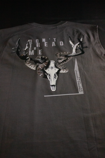 Don't Tread on Me Dead Head / Patriotic Tank Top / Founded Freedom