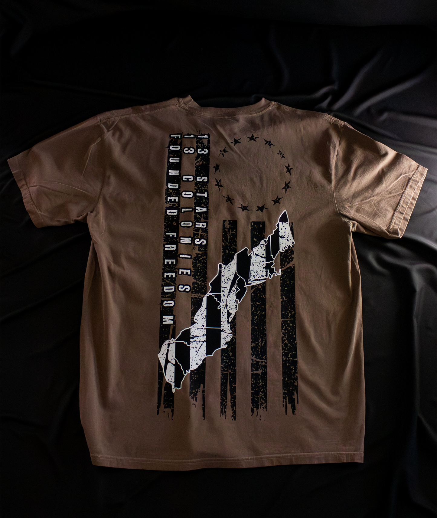 13 Colonies Patriotic Tee / Founded Freedom / Oversized