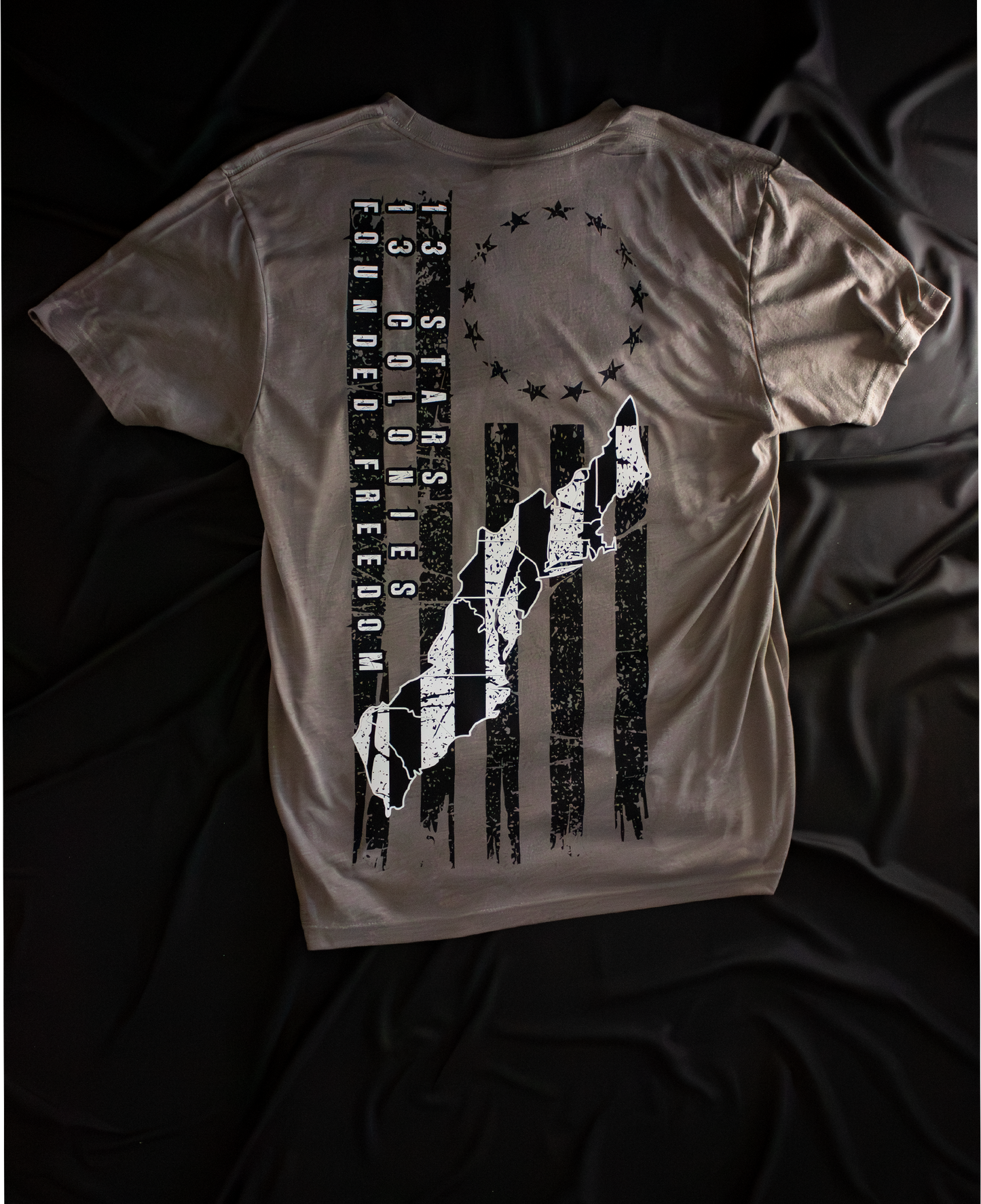 13 colonies Patriotic Tee / Founded Freedom / athletic fit