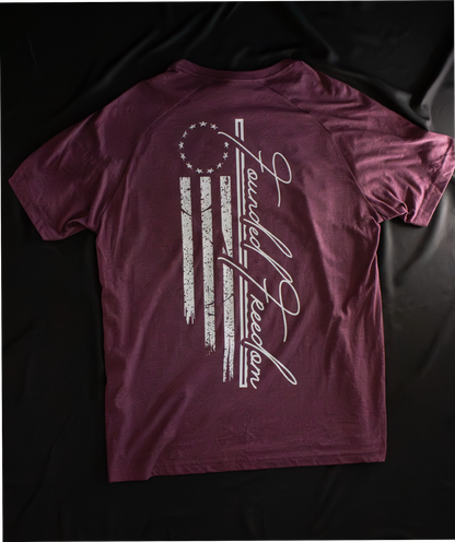 13 Stars American Flag Patriotic Tee / Founded Freedom