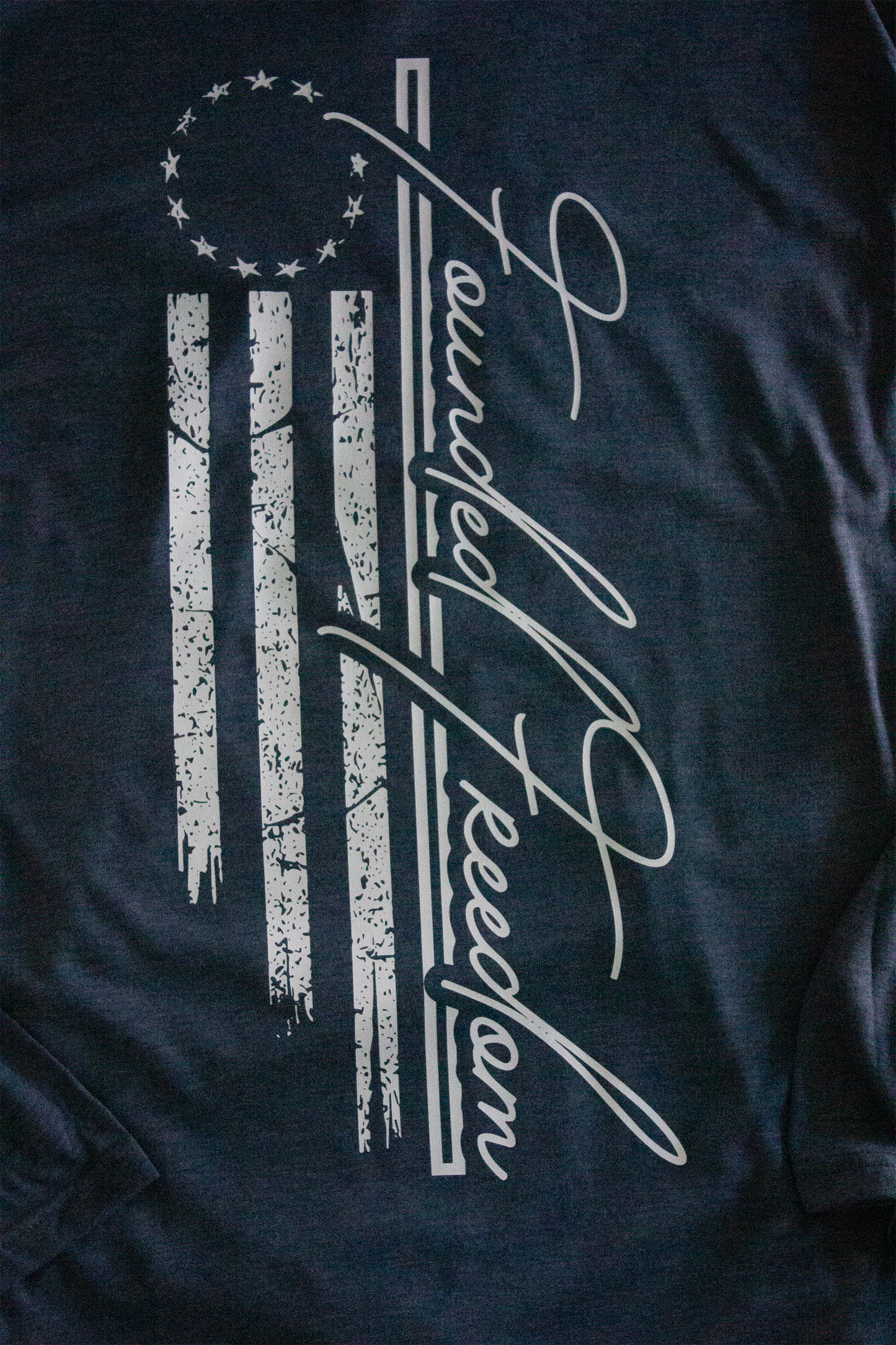 13 Stars American Flag Patriotic long sleeve / Founded Freedom