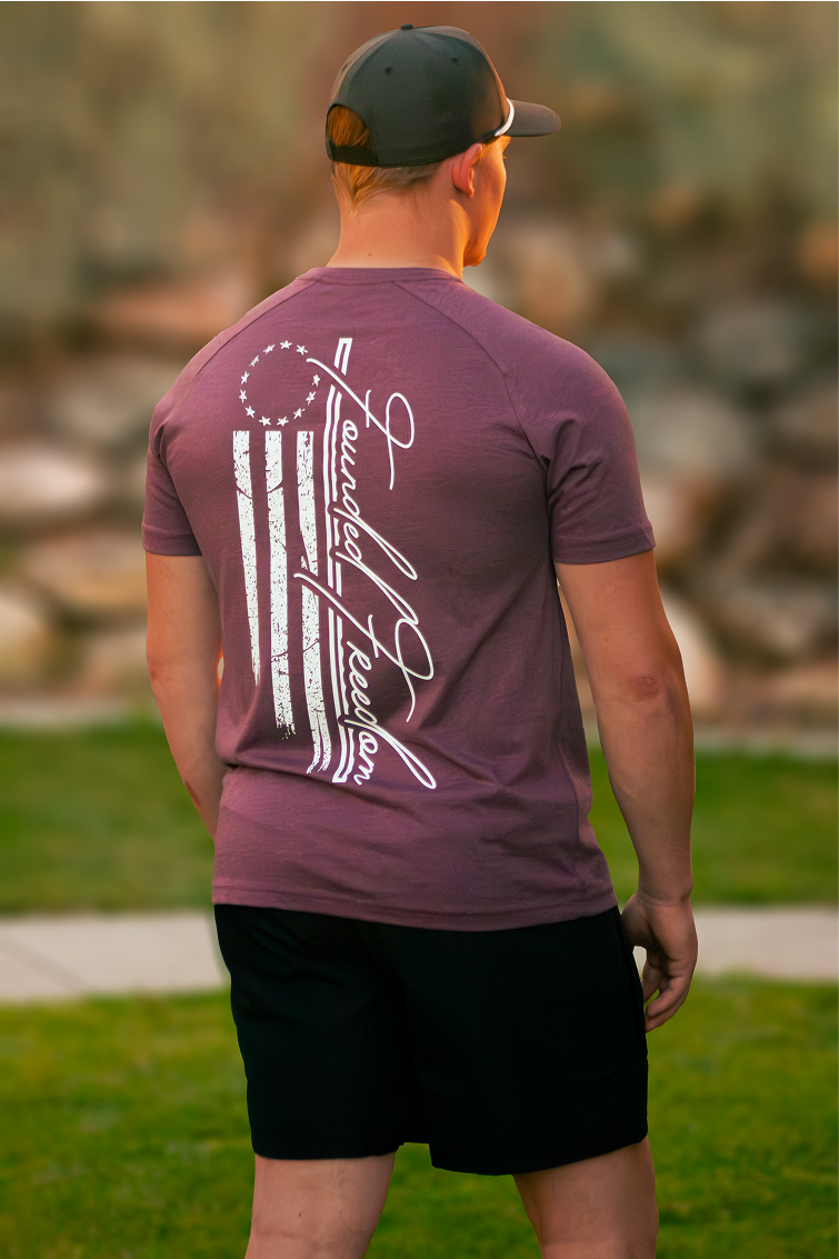 13 Stars American Flag Patriotic Tee / Founded Freedom