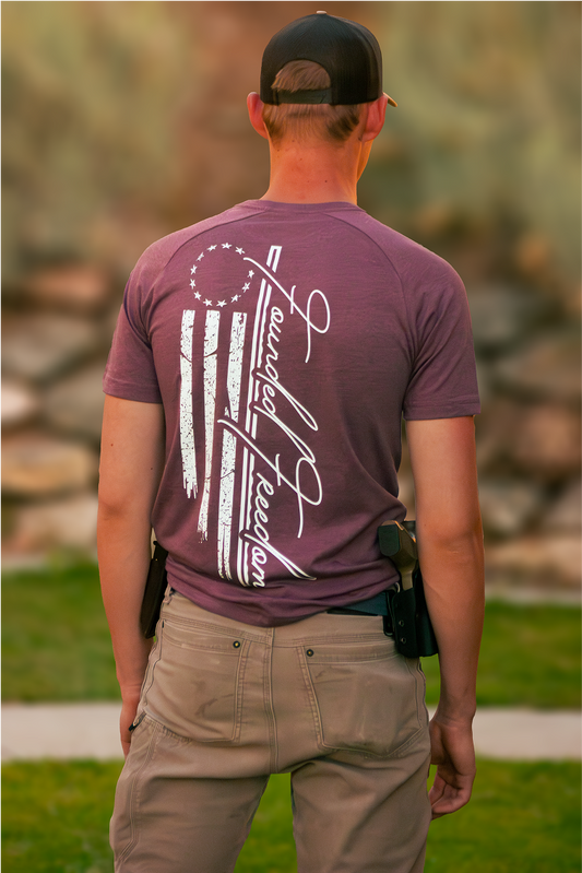 13 Stars American Flag Patriotic Tee / Founded Freedom